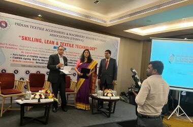 MOU SIGNING - ITAMMA Indian textile Accessories & manufacturing association and CGSSC ON 9TH sEP 2023 for jointly conducting cluster specific skilling initiative in textile manufacturing